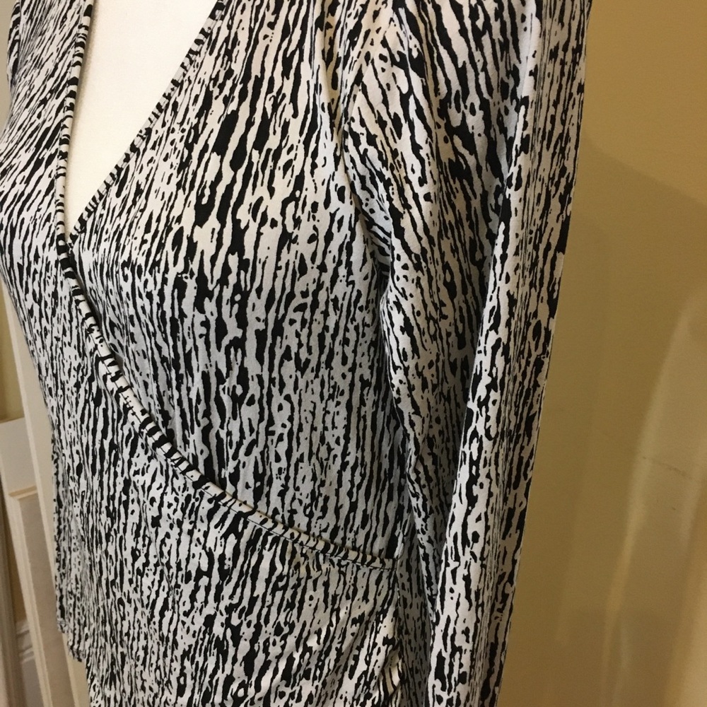 Banana Republic Faux Wrap Dress tiger animal print - Picture 12 of 14